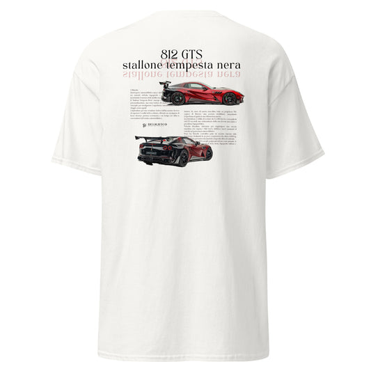 Crazy Ferrari 812 GTS  Stallone Tempesta Nera T-Shirt