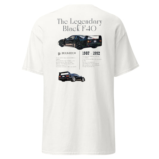 The Legendary  Black F40 T-Shirt